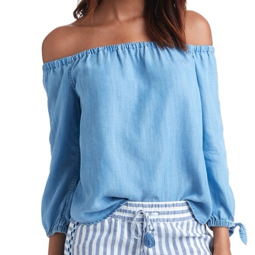 Vineyard Vines Sky Martinique Off The Shoulder Top NWT
